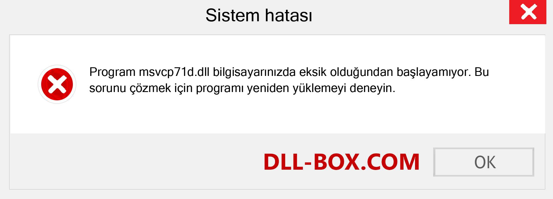 msvcp71d.dll dosyası eksik mi? Windows 7, 8, 10 için İndirin - Windows'ta msvcp71d dll Eksik Hatasını Düzeltin, fotoğraflar, resimler